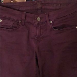 Purple 7 gwenevere jeans (gently worn)